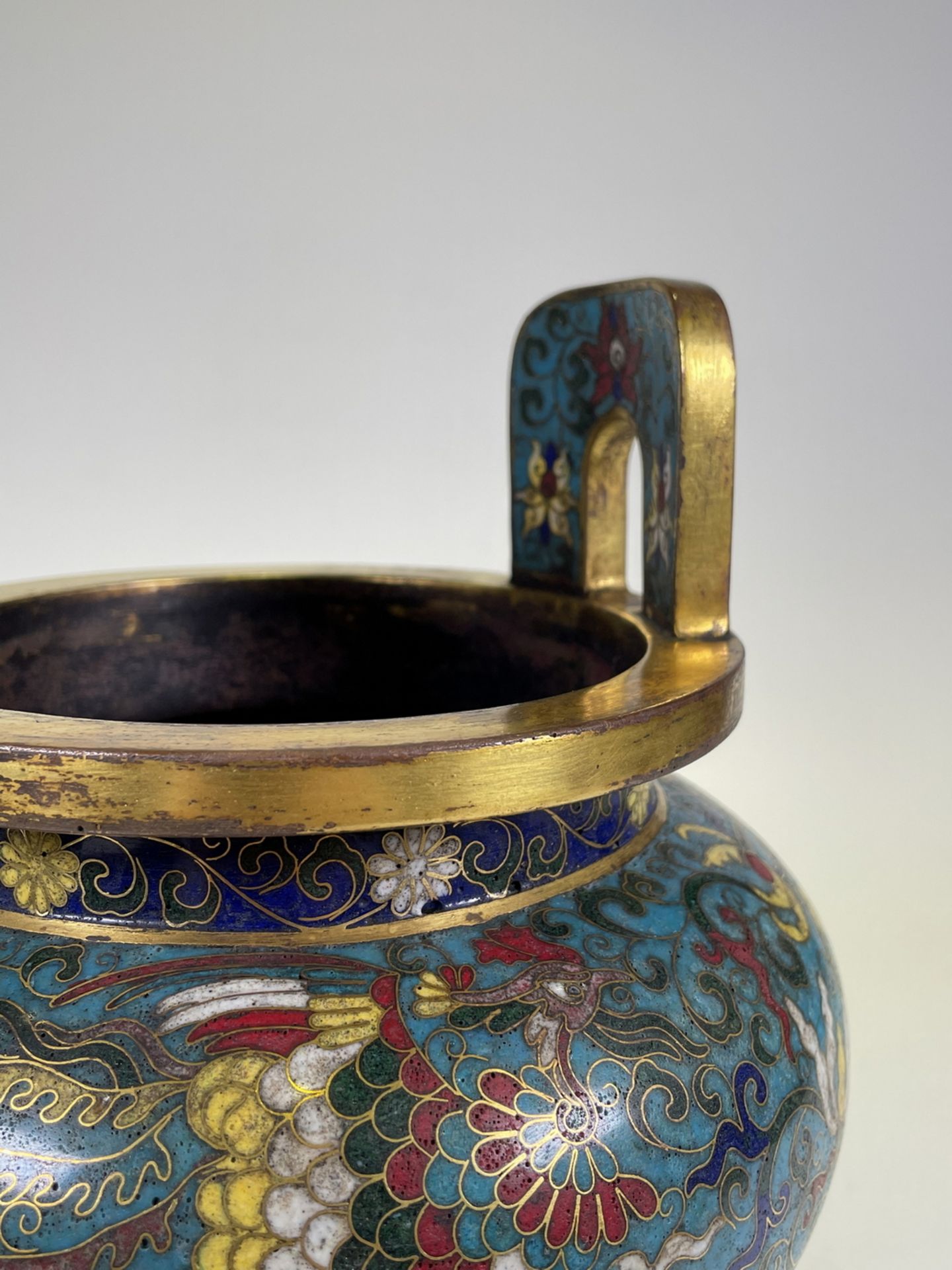 FINE CHINESE CLOISONNE, 17TH/18TH Century Pr.  Collection of NARA private gallary.  - Image 2 of 11