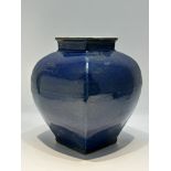 A Chinese blue monochorome vase, 17TH/18TH Century Pr. 