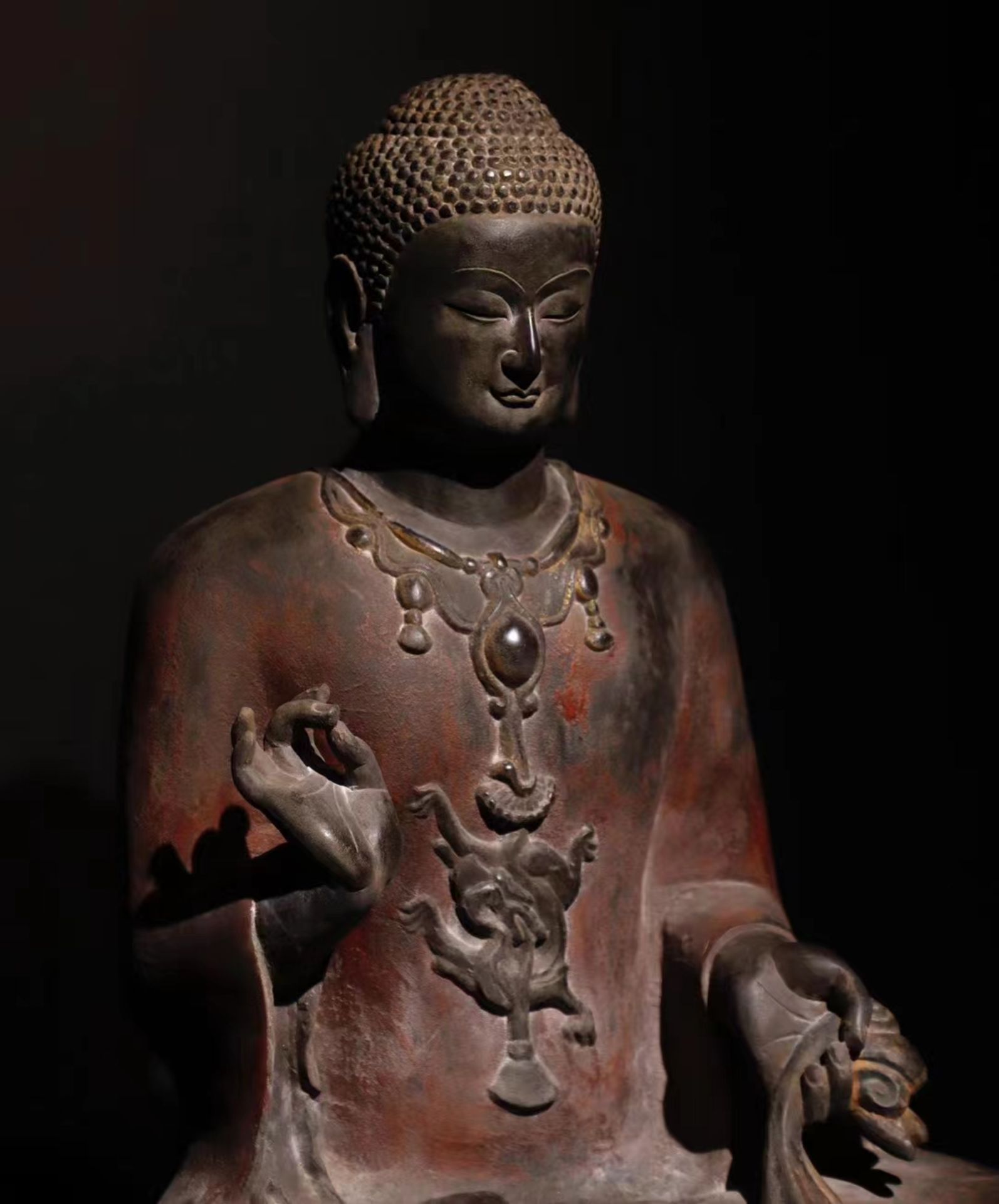 A Chinese stone sculpture, 14TH Century earlier Pr. Collection of NARA private gallary. - Bild 6 aus 9