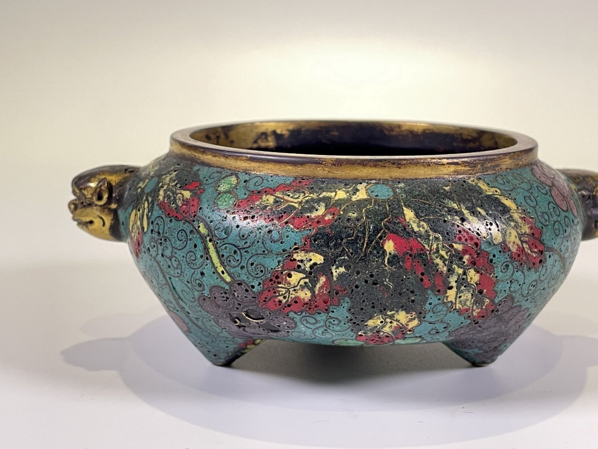 FINE CHINESE CLOISONNE, 17TH/18TH Century Pr.  Collection of NARA private gallary.  - Bild 4 aus 9