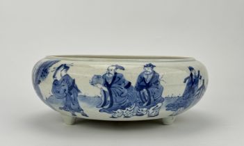 A Chinese Blue&White censor, 17TH/18TH Century Pr.