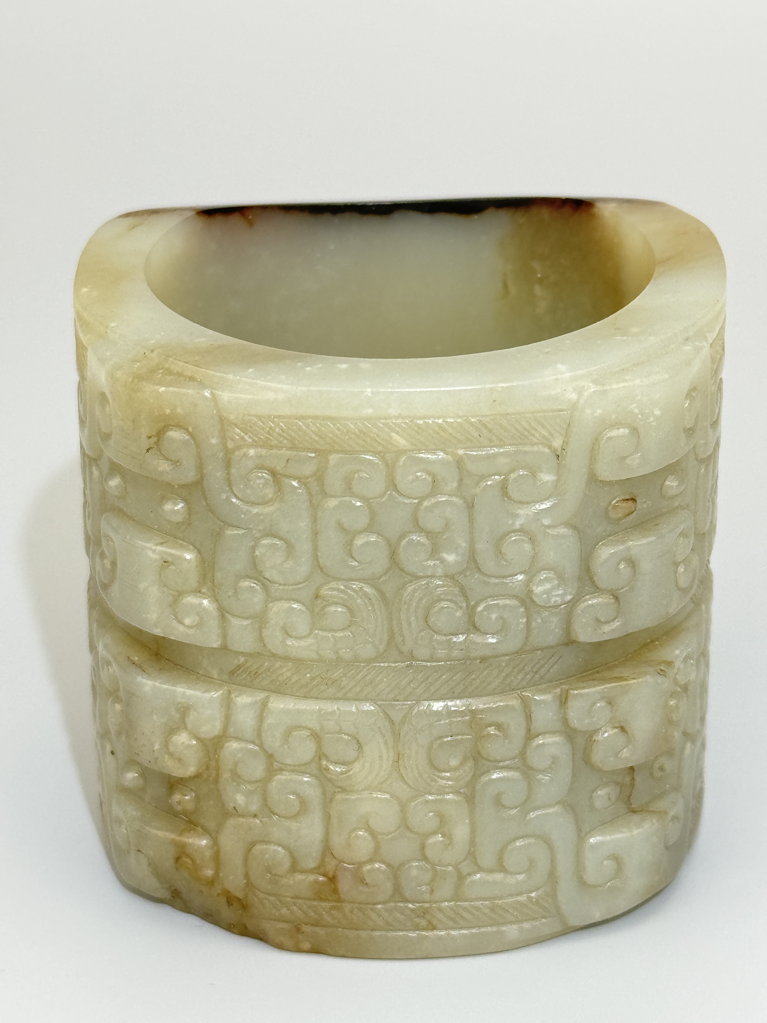 A Chinese jade ornament, 13TH/16TH Century Pr.Collection of NARA private gallary.  - Image 2 of 12