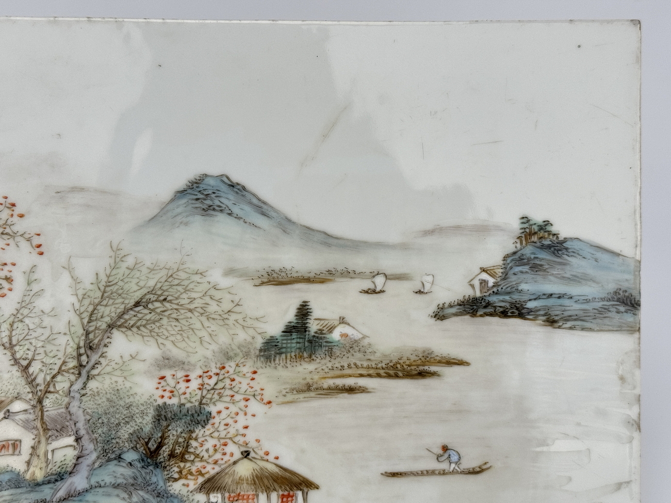 A Chinese porcelain plaque, 19TH/20TH Century Pr.  - Image 3 of 5