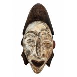 Mask of a young girl - Central Africa, for collectors of ancient African tribal art - a mask of a