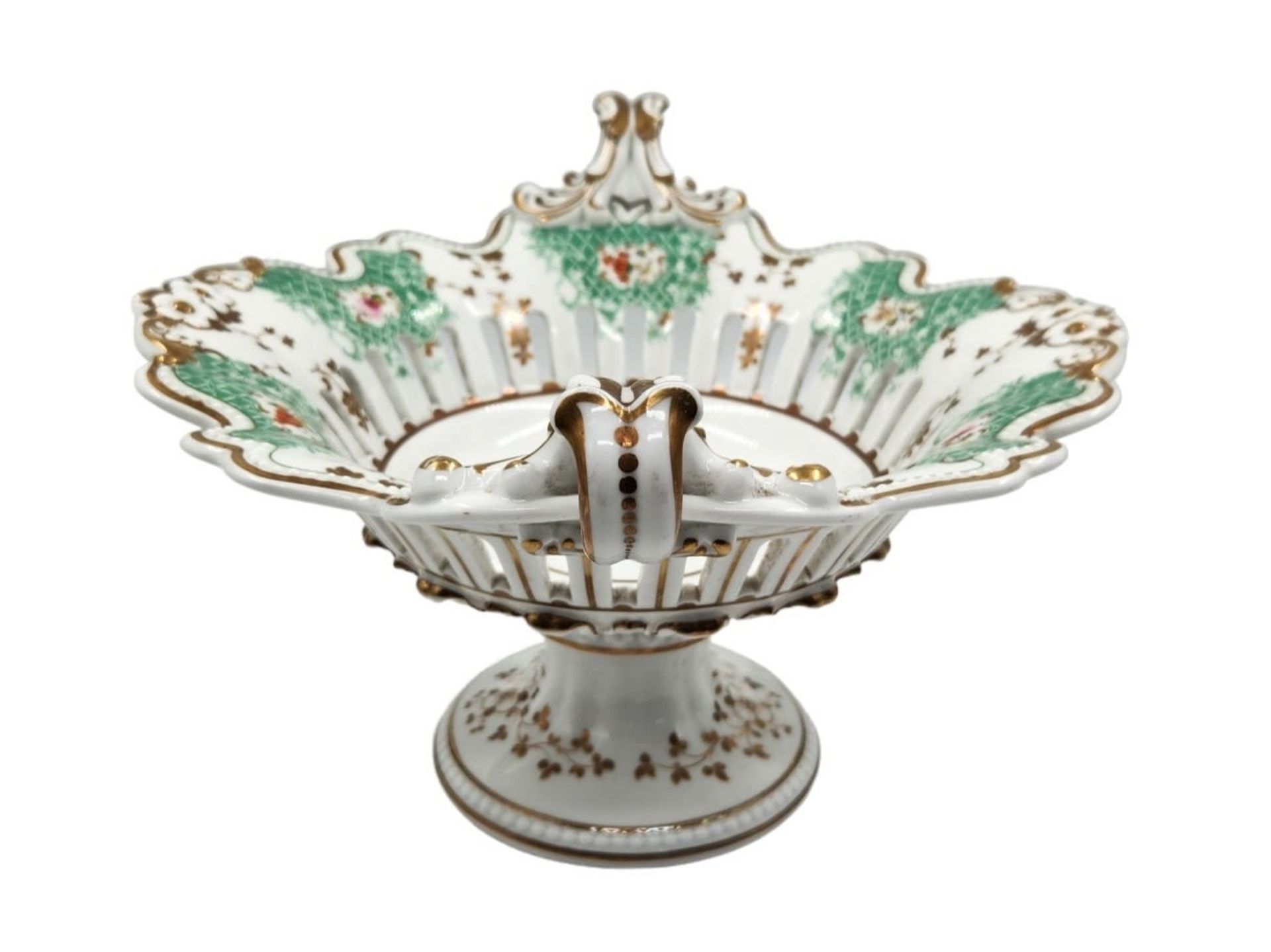 An antique Victorian English centerpiece, made in one of the Staffordshire factories circa 1860- - Image 3 of 6