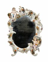 Antique German table mirror, high quality and beautiful mirror, from the 19th century, made of