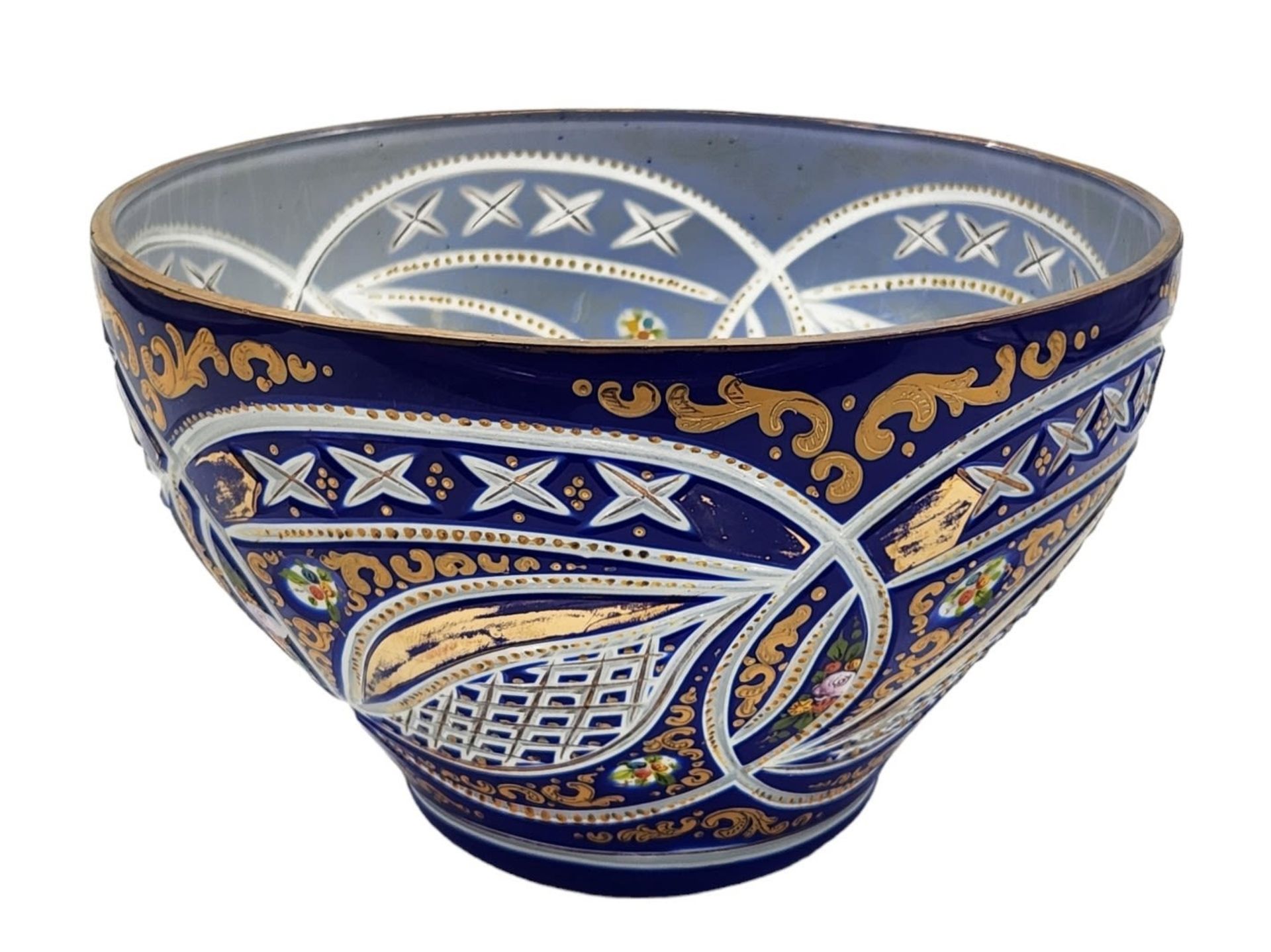 Ancient Bohemian vessel, a very high quality 19th century vessel created for the Ottoman market in - Image 8 of 14