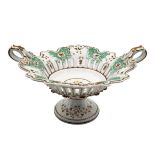 An antique Victorian English centerpiece, made in one of the Staffordshire factories circa 1860-