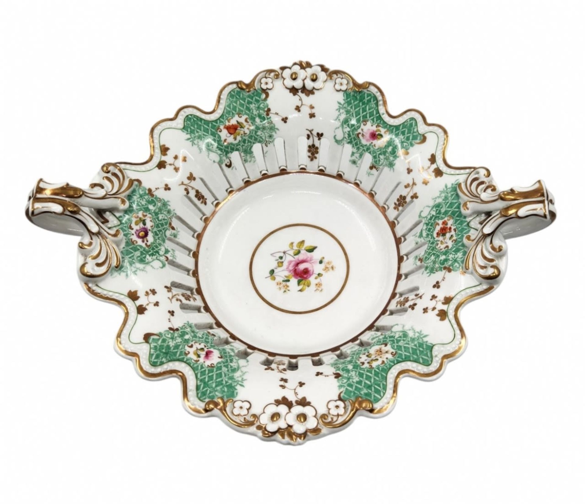An antique Victorian English centerpiece, made in one of the Staffordshire factories circa 1860- - Image 2 of 6