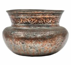 An antique Islamic vessel, a vessel from the first half of the 18th century (from the end of the