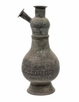 Antique Persian hookah (nargila base)., from the end of the Qajar dynasty (1794-1925), Iran. Made of