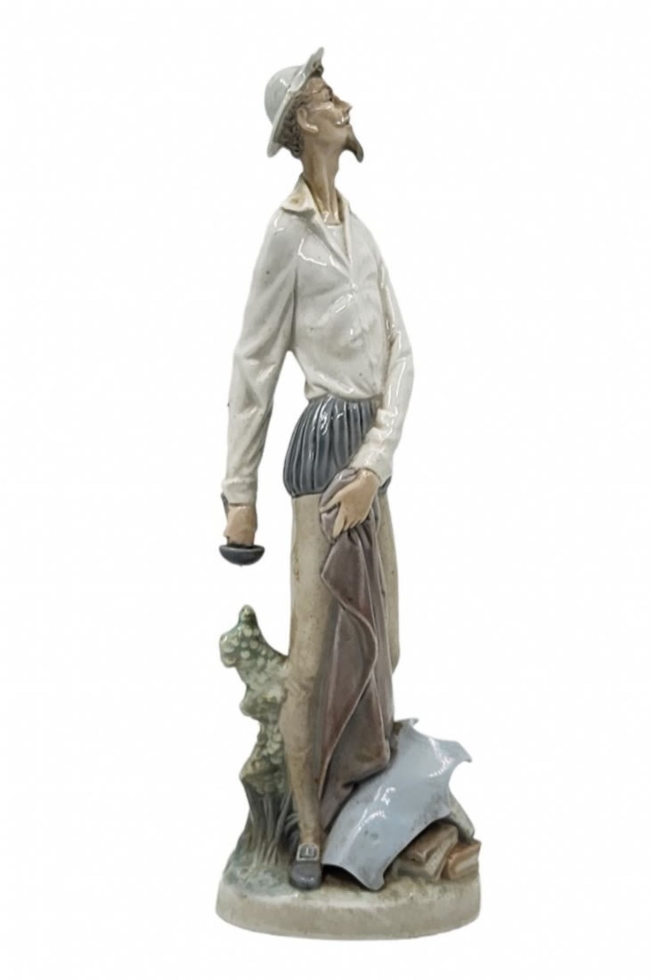 Spanish porcelain figurine made by 'Lladro', in the image of Don Quixote, decorated with hand - Image 2 of 6