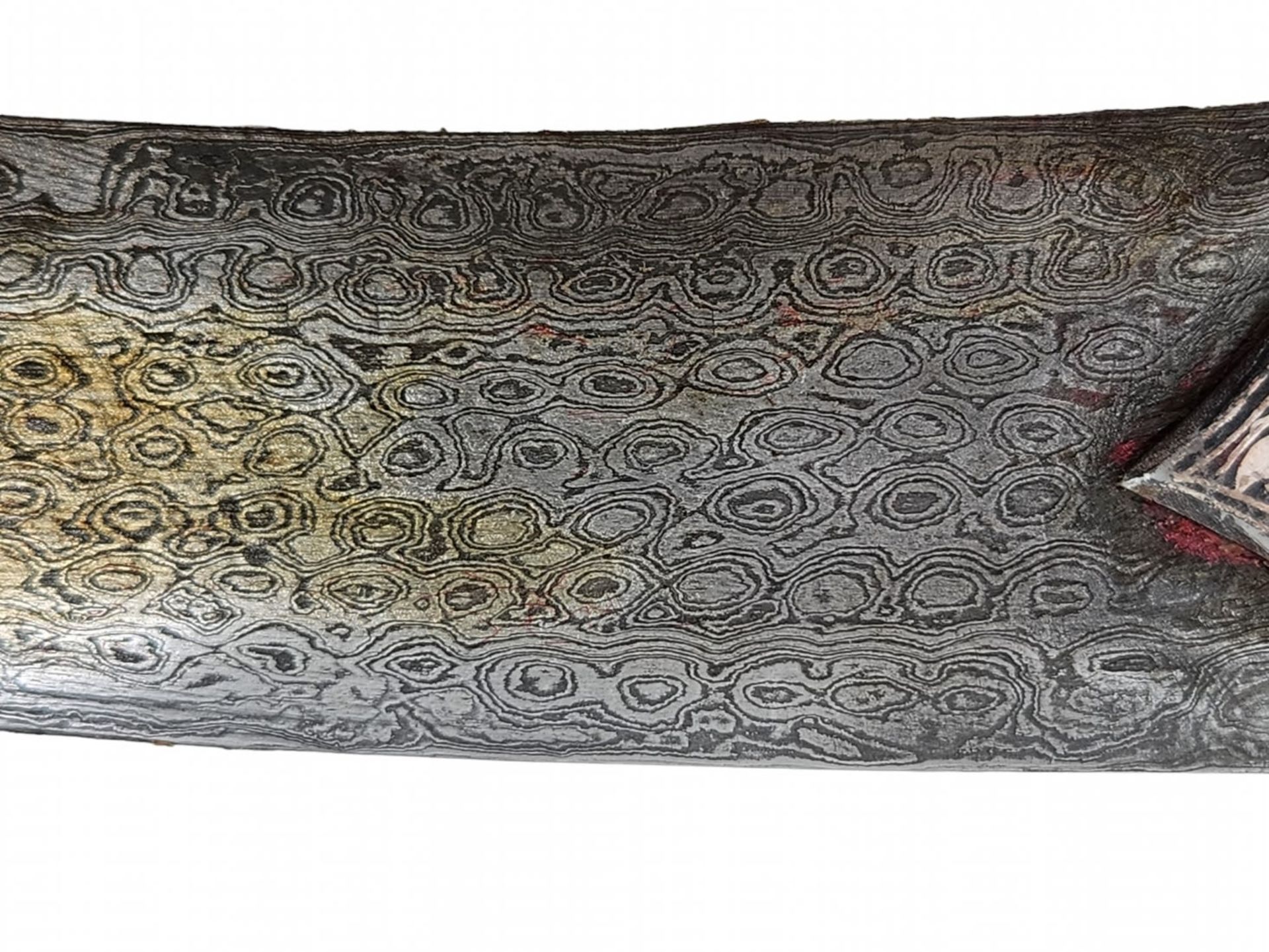 Decorative dagger, made of metal and bone. Length: 40 cm. Width: 10 cm. Period: 20th century - Bild 6 aus 6