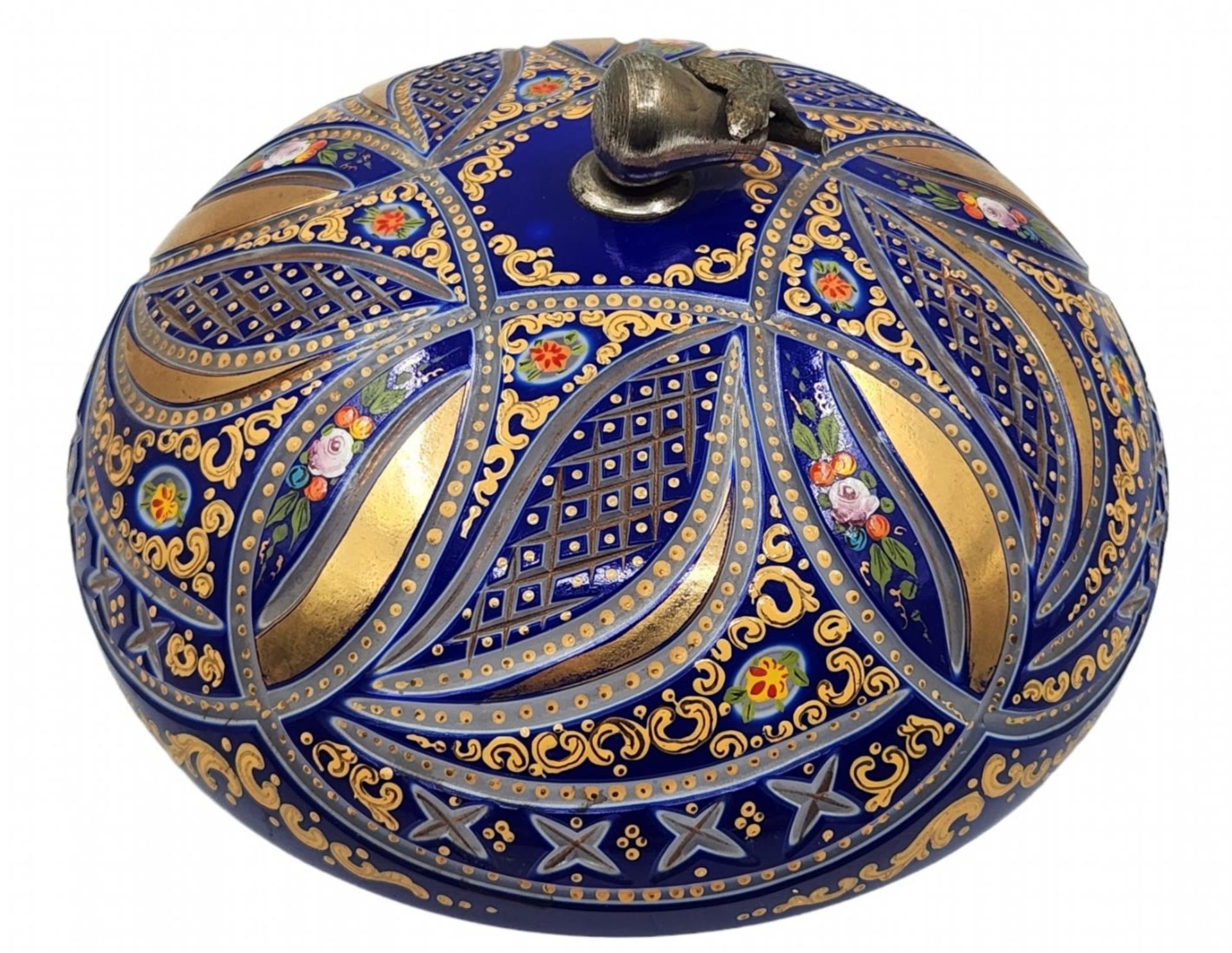 Ancient Bohemian vessel, a very high quality 19th century vessel created for the Ottoman market in - Image 13 of 14