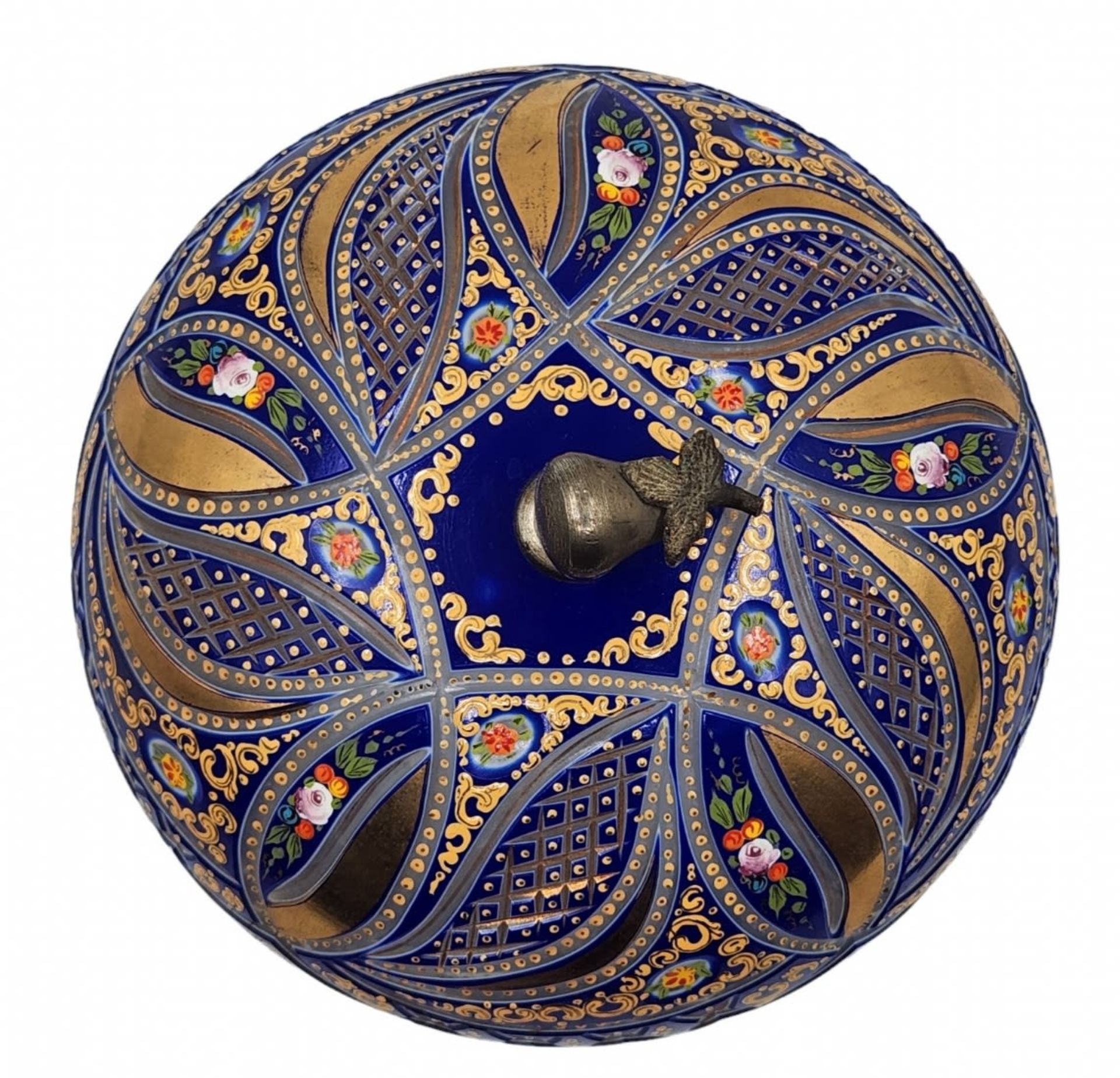 Ancient Bohemian vessel, a very high quality 19th century vessel created for the Ottoman market in - Image 14 of 14