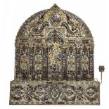 Hanukkah Menora, a large decorative menorah and particularly impressive in the Turkmen style, made