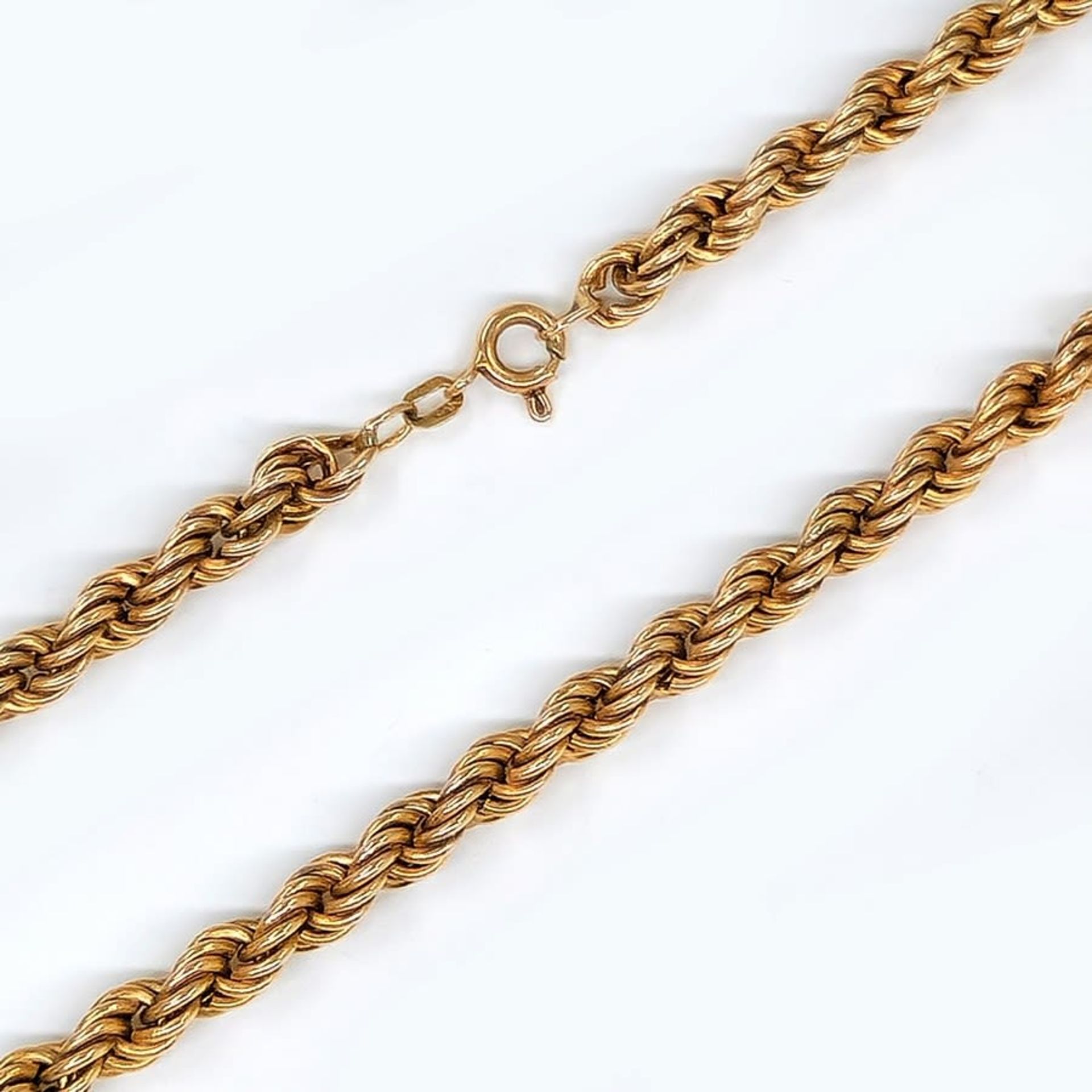 Necklace 14K yellow gold, signed, Length: 46 cm, Weight: 15.54 grams. - Image 2 of 3