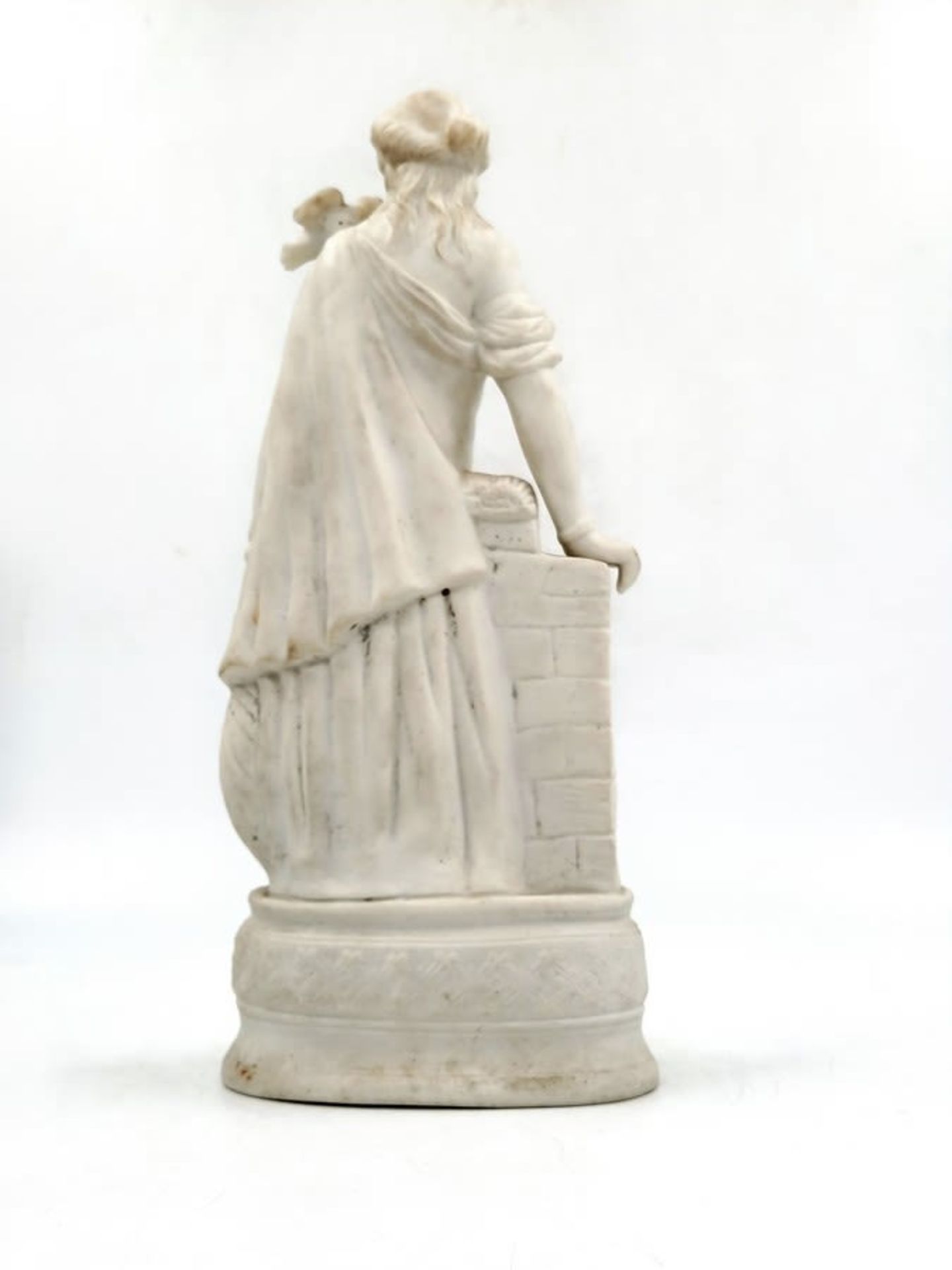 An antique English 'Parian ware', sculpture from the 19th century, in the image of the earth goddess - Bild 3 aus 6
