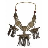 Antique Yemeni necklace, a large and very impressive necklace for a bride, from the 19th century,