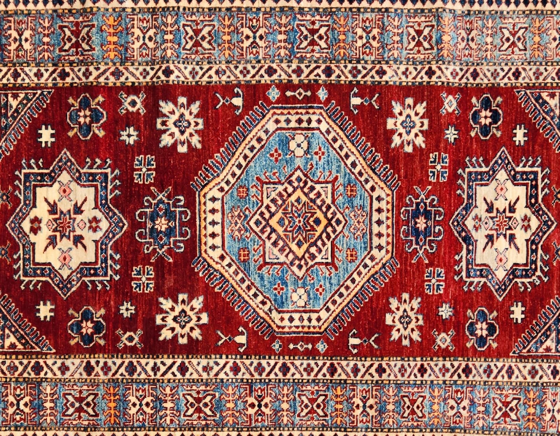 Handmade carpet, carpet size: 187X121 cm. - Bild 2 aus 3