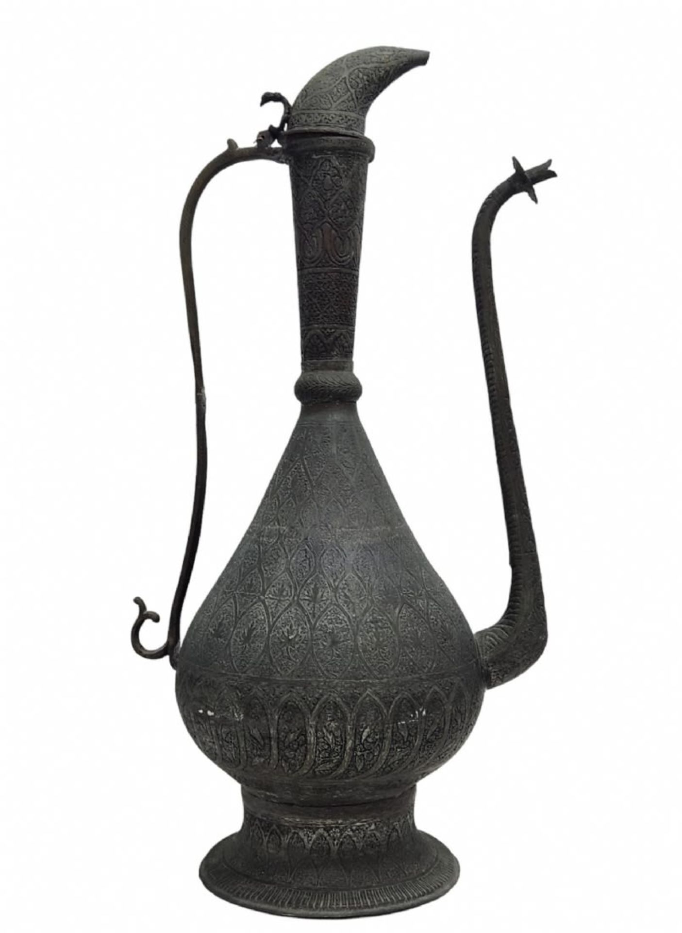 An antique Islamic jug, jug from the period of the Ottoman Empire, for a bathhouse (Turkish bath), - Bild 4 aus 5