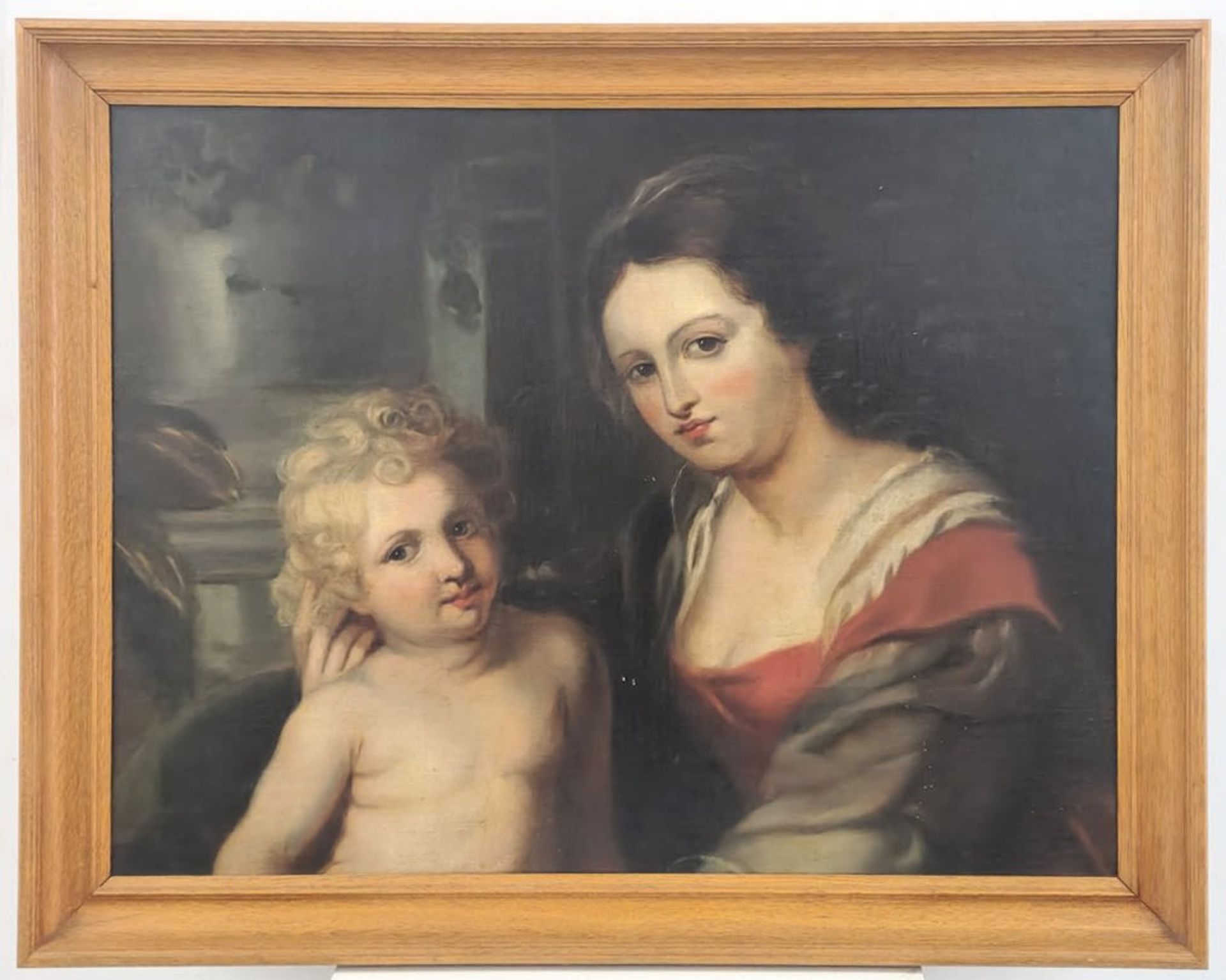 'La Sainte famille et un perroquet' - Based on the famous painting by the Flemish painter Peter Paul