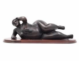 'La Gorda Gertrudis' (The Fat Woman) - bronze statue, based on the famous statue of the Colombian