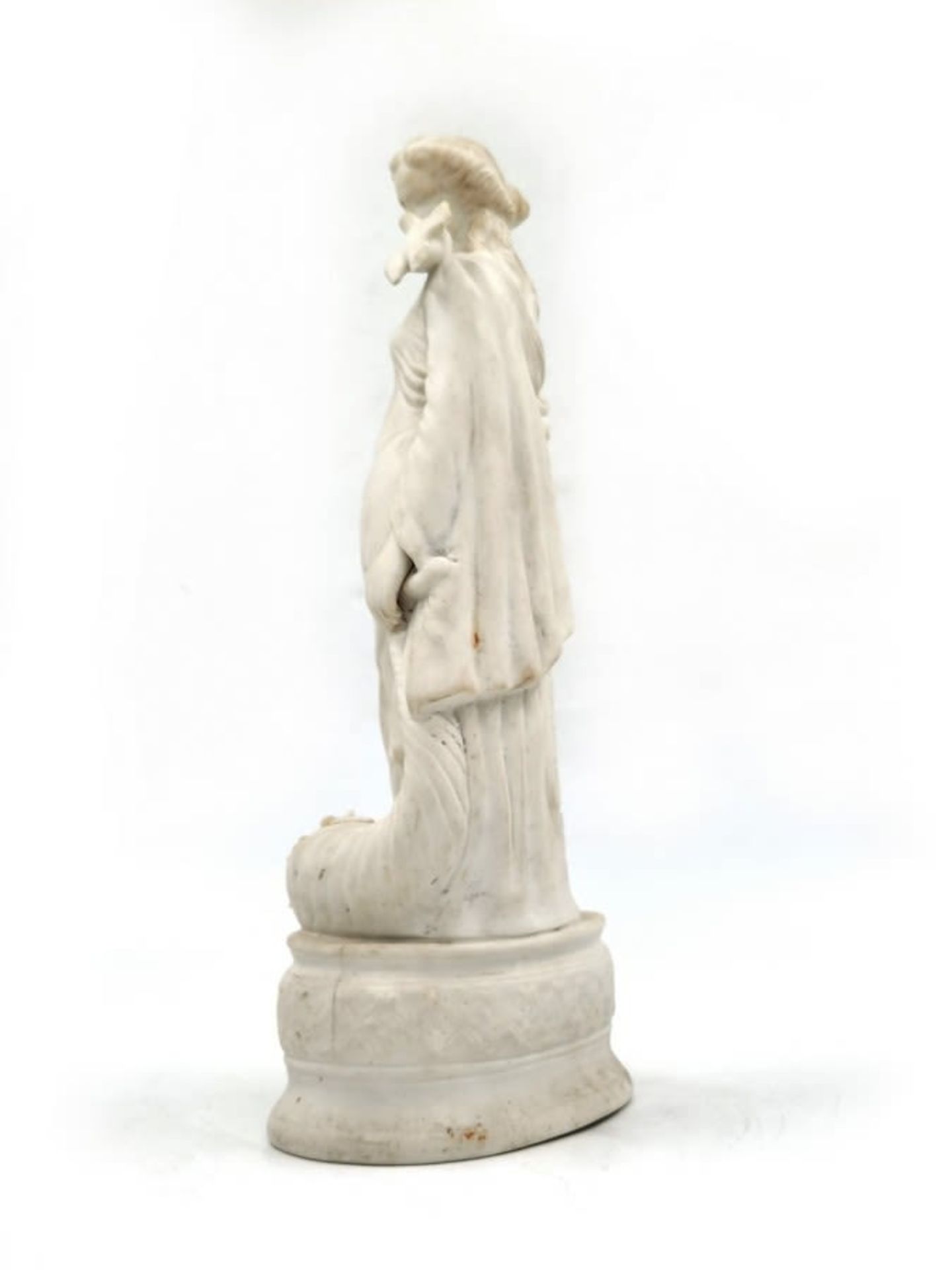 An antique English 'Parian ware', sculpture from the 19th century, in the image of the earth goddess - Bild 4 aus 6