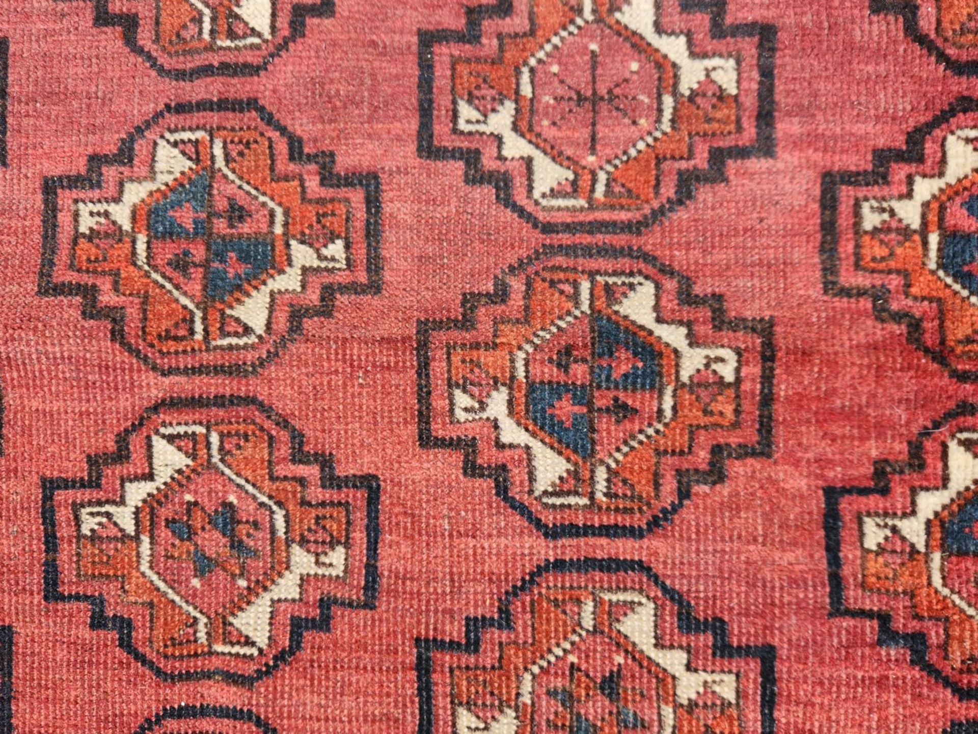Handmade carpet, carpet size: 126x124 cm. - Bild 2 aus 3