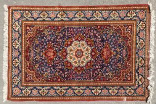 Old hand woven carpet, carpet size: 212X142 cm.