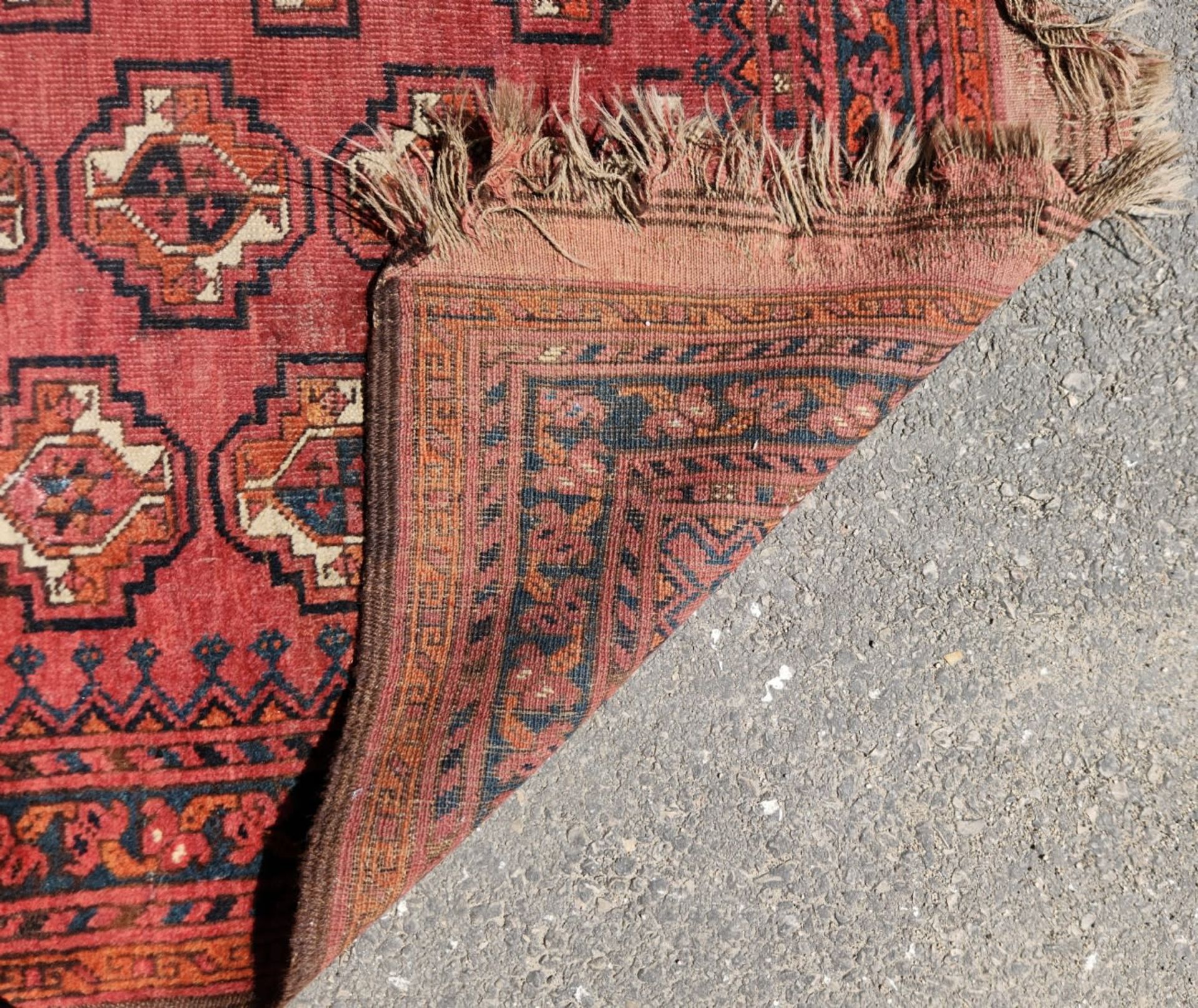 Handmade carpet, carpet size: 126x124 cm. - Image 3 of 3