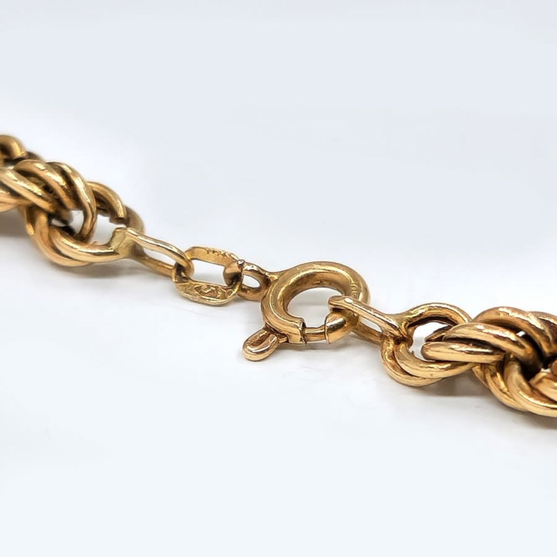 Necklace 14K yellow gold, signed, Length: 46 cm, Weight: 15.54 grams. - Image 3 of 3