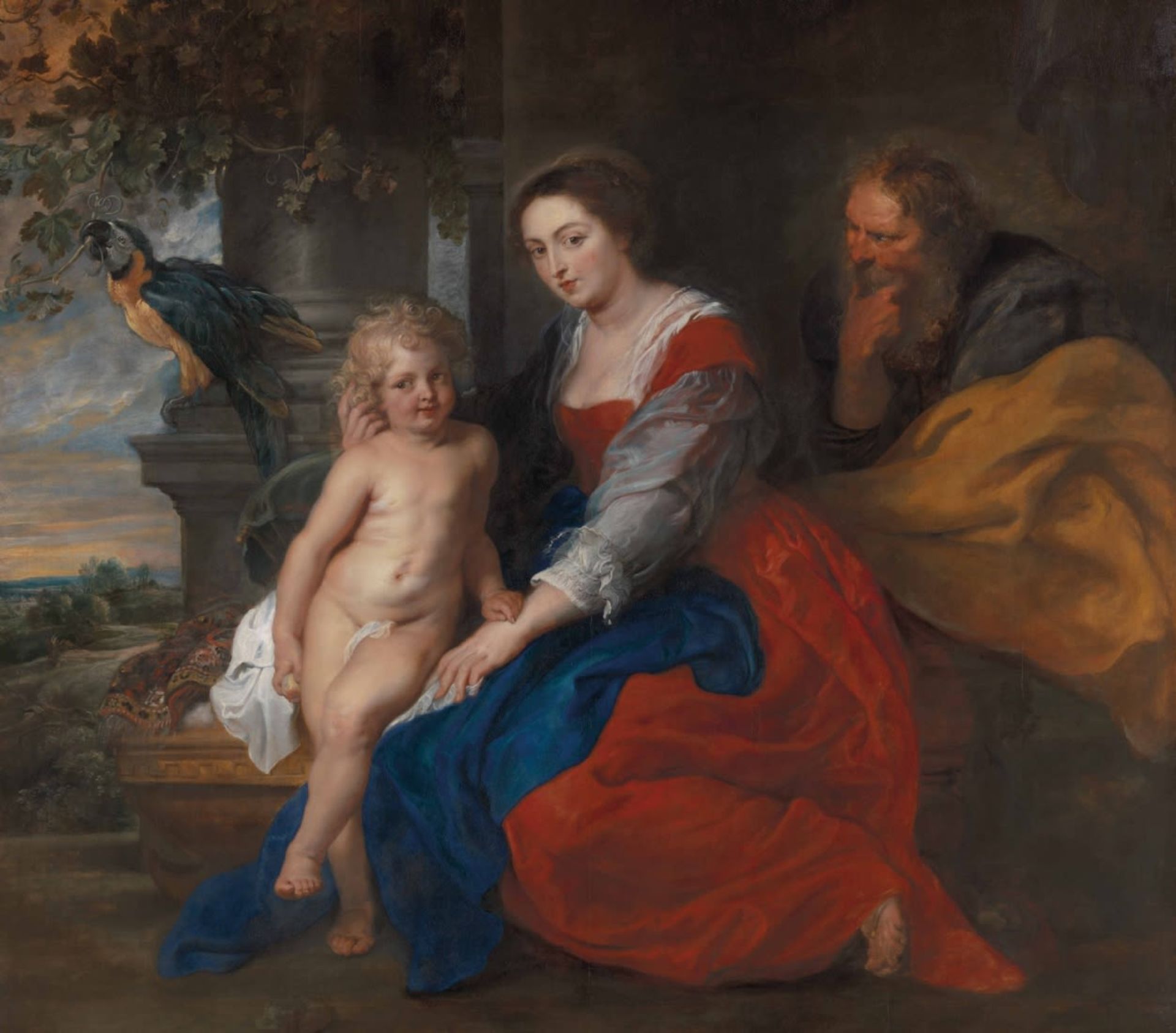 'La Sainte famille et un perroquet' - Based on the famous painting by the Flemish painter Peter Paul - Bild 8 aus 8