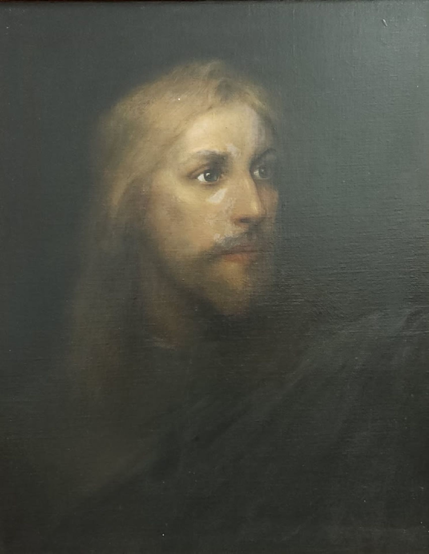 Gabriel Cornelius Von Max - 'Jesus' -, czech painter, 1840-1915,oil on canvas, signed, - Bild 2 aus 14