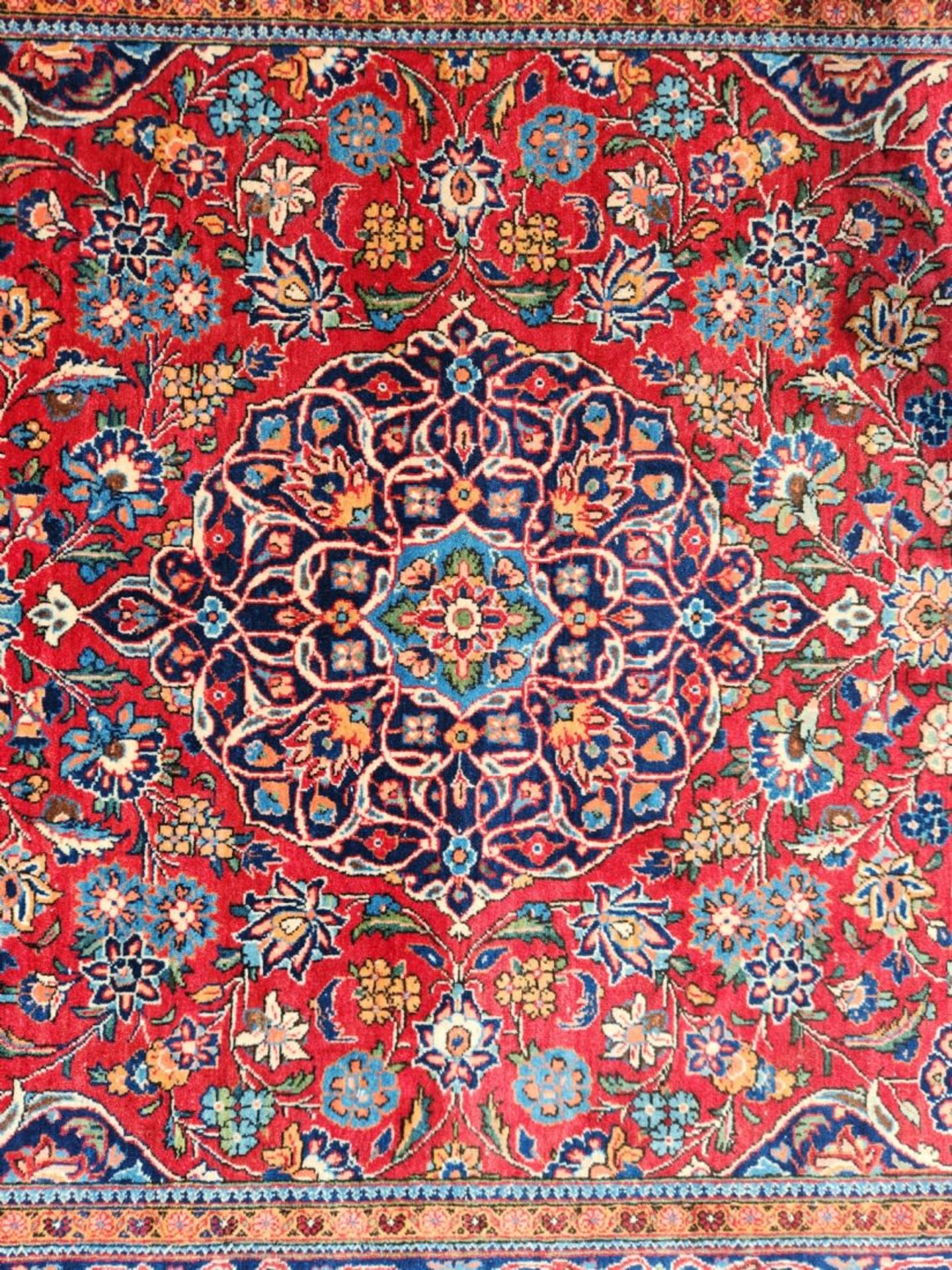 Handmade carpet, carpet size: 205x130 cm. - Bild 2 aus 3