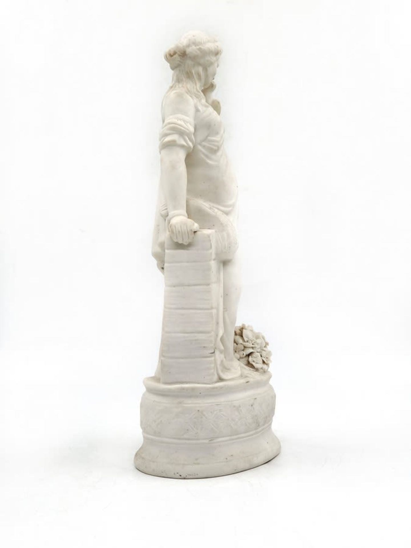 An antique English 'Parian ware', sculpture from the 19th century, in the image of the earth goddess - Bild 2 aus 6