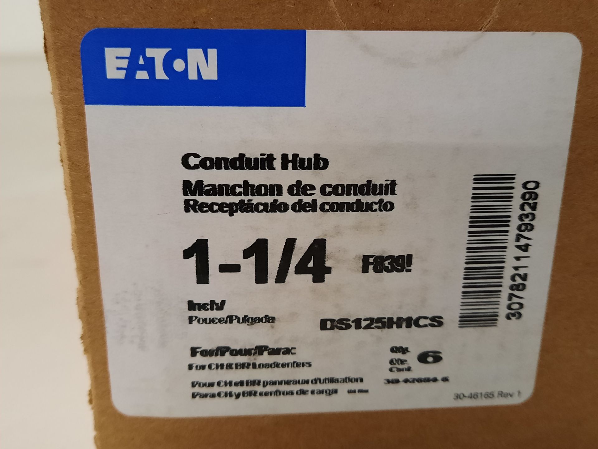 25x Eaton DS125H1CS Conduit Hubs EA
