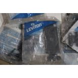 100x Leviton 634-80400 Wallplates and Accessories EA