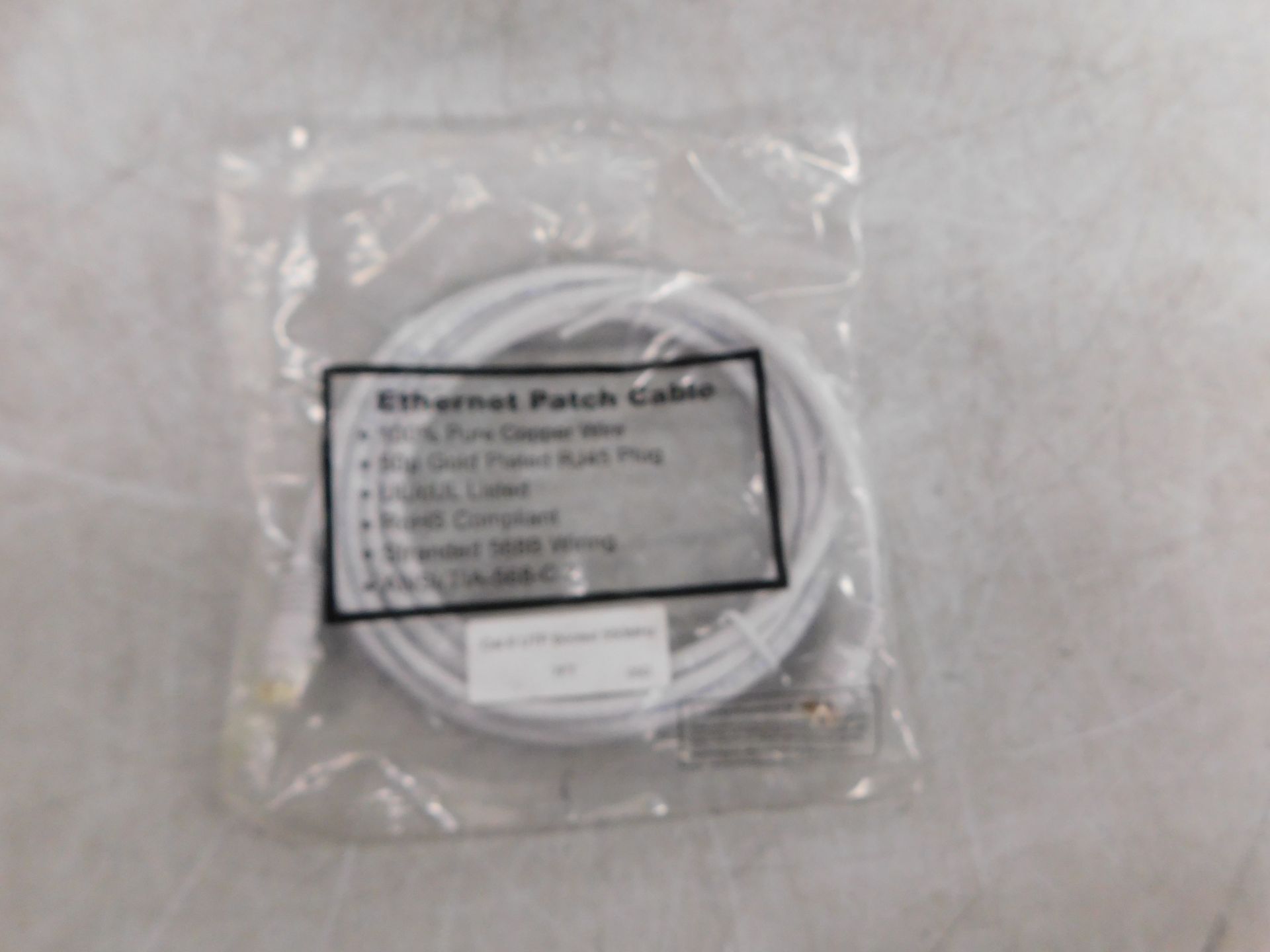 98x Lynn Electronics CAT6-07-WHB Wire/Cable/Cord Ethernet Cable White EA