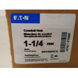 8x Eaton DS125H1CS Conduit Hubs EA