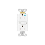 8x Eaton TWRSGF15W-BX-LW Outlets GFCI Duplex Receptacle 15A 125V White EA