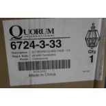 2x Quorum 6724-3-33 Indoor Lighting EA