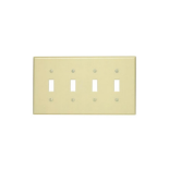 12x Leviton PJ4-I Wallplates and Switch Accessories EA