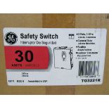 1x GE TG3221R General Duty Safety Switches EA