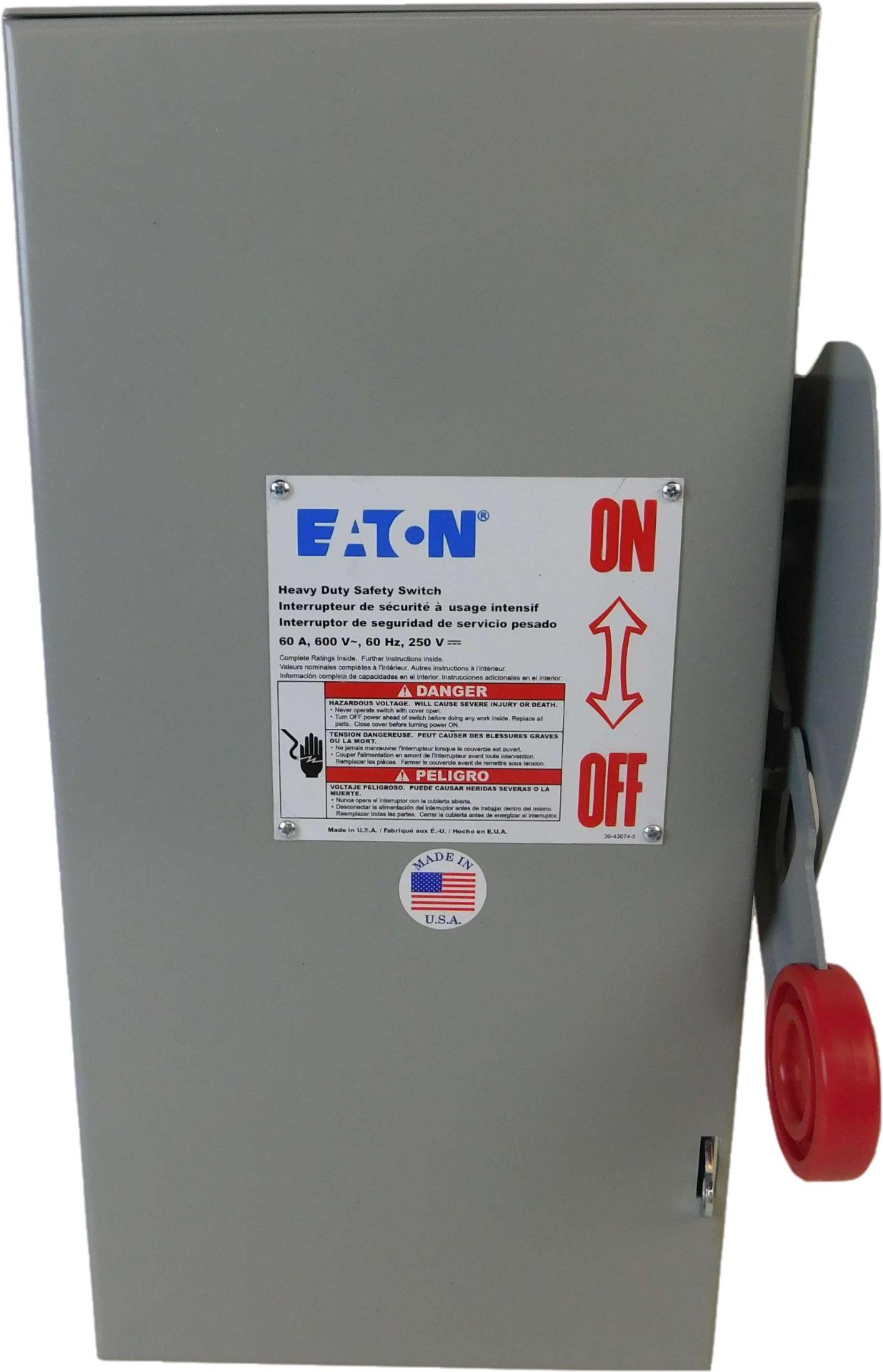 1x Eaton DH362NRK Heavy Duty Safety Switches EA