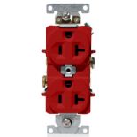 4x Leviton C5362-R Outlets EA