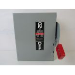 1x GE THN3361 Safety Switches THN 3P 30A 600V 50/60Hz 3Ph Non Fusible 3Wire EA NEMA 1 Heavy Duty