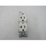 17x Eaton BR20W-SP-LW Outlets Duplex Receptacle 20A 125V White EA