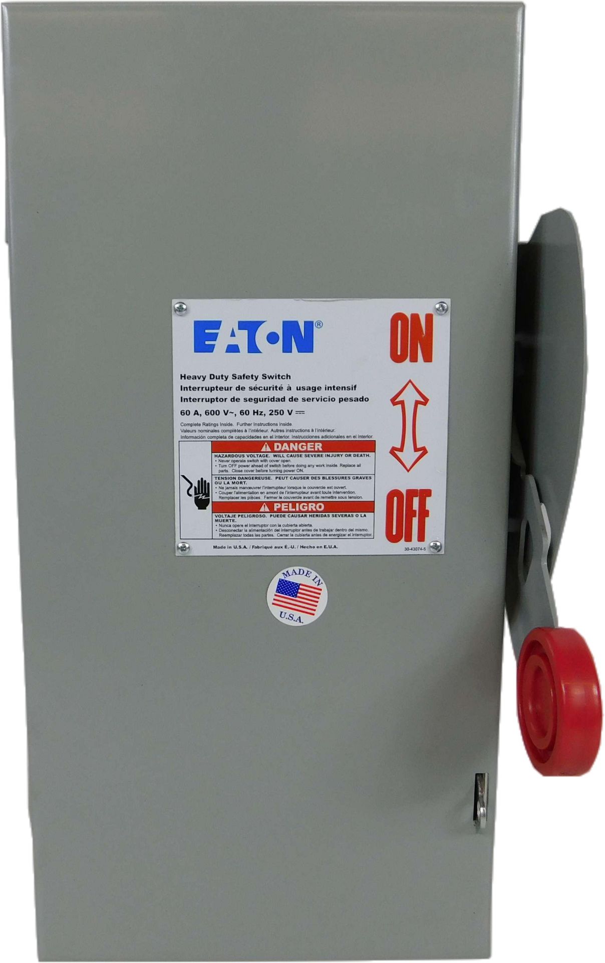 1x Eaton DH362UGK Heavy Duty Safety Switches EA