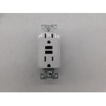 100x Eaton TR7765W-BOX Combination Devices Combination USB Charger/Duplex Receptacle 15A 125V White
